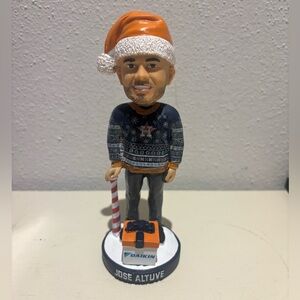 Jose Altuve Christmas Sweater Bobblehead